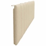 vidaXL Pernă pentru tăblie de pat, crem, 200 cm, material textil