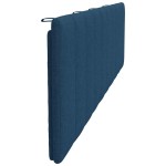 vidaXL Pernă pentru tăblie de pat, albastru, 200 cm, material textil vidaXL Pernă pentru tăblie de pat, albastru, 200 cm, material textil
