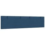 vidaXL Pernă pentru tăblie de pat, albastru, 200 cm, material textil vidaXL Pernă pentru tăblie de pat, albastru, 200 cm, material textil