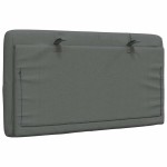 vidaXL Pernă pentru tăblie de pat, gri închis, 80 cm, material textil vidaXL Pernă pentru tăblie de pat, gri închis, 80 cm, material textil