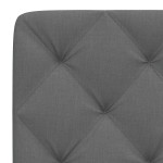 vidaXL Pernă pentru tăblie de pat, gri închis, 80 cm, material textil vidaXL Pernă pentru tăblie de pat, gri închis, 80 cm, material textil