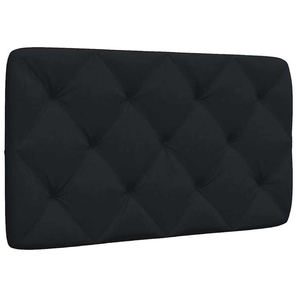 vidaXL Pernă pentru tăblie de pat, negru, 80 cm, material textil