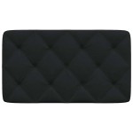vidaXL Pernă pentru tăblie de pat, negru, 80 cm, material textil
