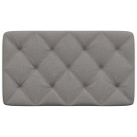vidaXL Pernă pentru tăblie de pat, gri taupe, 80 cm, material textil vidaXL Pernă pentru tăblie de pat, gri taupe, 80 cm, material textil