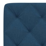 vidaXL Pernă pentru tăblie de pat, albastru, 80 cm, material textil vidaXL Pernă pentru tăblie de pat, albastru, 80 cm, material textil