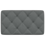 vidaXL Pernă pentru tăblie de pat, gri închis, 90 cm, material textil vidaXL Pernă pentru tăblie de pat, gri închis, 90 cm, material textil