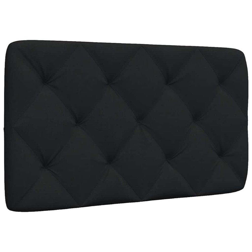 vidaXL Pernă pentru tăblie de pat, negru, 90 cm, material textil