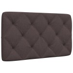 vidaXL Pernă pentru tăblie de pat maro închis, 90 cm, material textil vidaXL Pernă pentru tăblie de pat maro închis, 90 cm, material textil