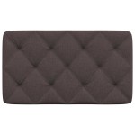 vidaXL Pernă pentru tăblie de pat maro închis, 90 cm, material textil vidaXL Pernă pentru tăblie de pat maro închis, 90 cm, material textil
