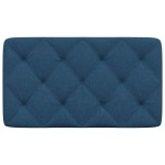 vidaXL Pernă pentru tăblie de pat, albastru, 90 cm, material textil