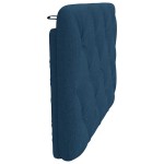 vidaXL Pernă pentru tăblie de pat, albastru, 90 cm, material textil