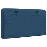 vidaXL Pernă pentru tăblie de pat, albastru, 90 cm, material textil