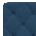 vidaXL Pernă pentru tăblie de pat, albastru, 90 cm, material textil
