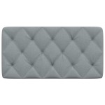 vidaXL Pernă tăblie de pat, gri deschis, 100 cm, material textil