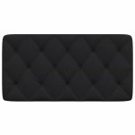 vidaXL Pernă pentru tăblie de pat, negru, 100 cm, material textil vidaXL Pernă pentru tăblie de pat, negru, 100 cm, material textil