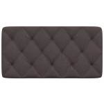 vidaXL Pernă pentru tăblie de pat maro închis, 100 cm, material textil vidaXL Pernă pentru tăblie de pat maro închis, 100 cm, material textil