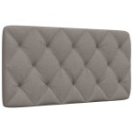 vidaXL Pernă pentru tăblie de pat, gri taupe, 100 cm, material textil vidaXL Pernă pentru tăblie de pat, gri taupe, 100 cm, material textil