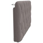 vidaXL Pernă pentru tăblie de pat, gri taupe, 100 cm, material textil vidaXL Pernă pentru tăblie de pat, gri taupe, 100 cm, material textil