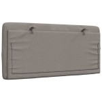 vidaXL Pernă pentru tăblie de pat, gri taupe, 100 cm, material textil vidaXL Pernă pentru tăblie de pat, gri taupe, 100 cm, material textil