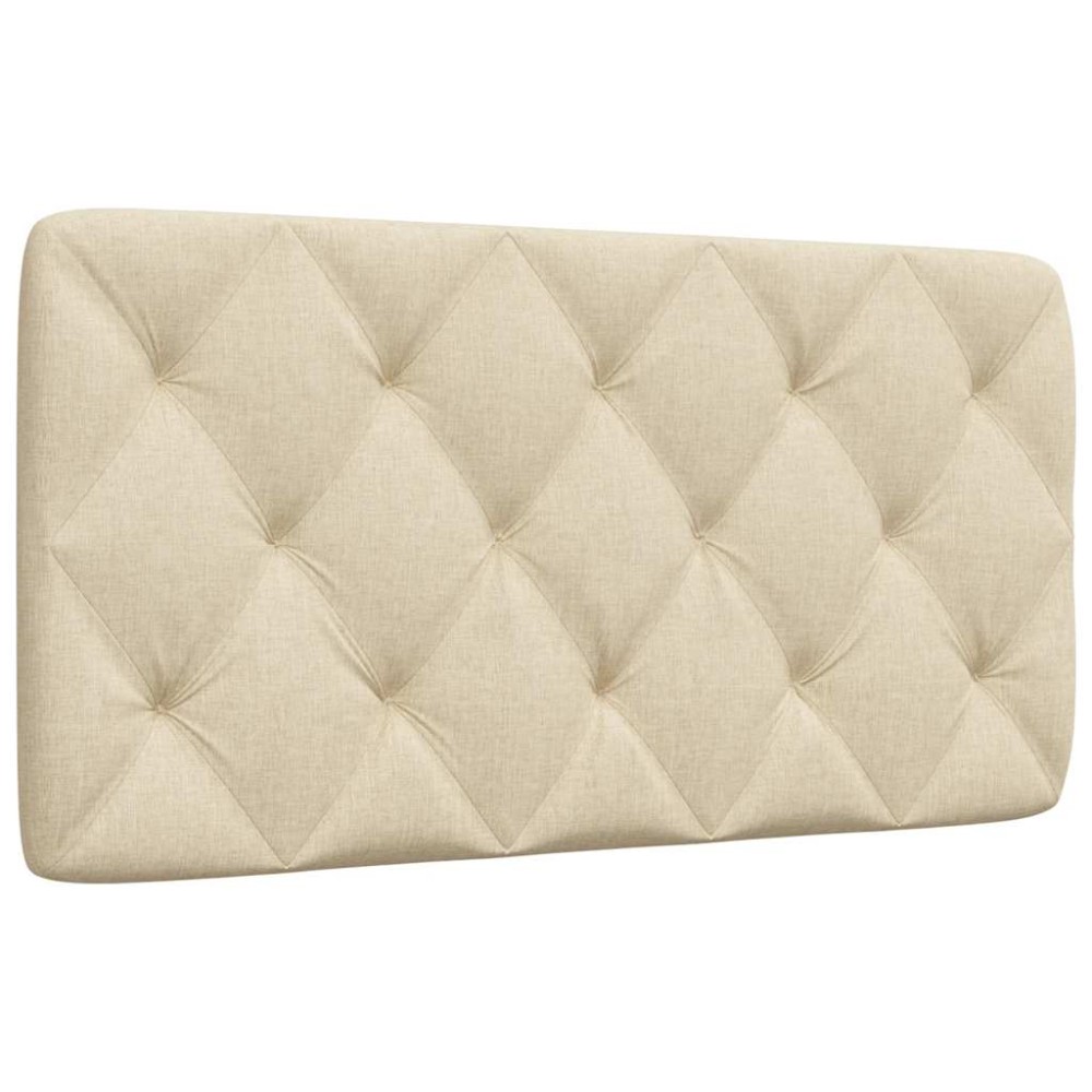 vidaXL Pernă pentru tăblie de pat, crem, 100 cm, material textil