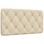 vidaXL Pernă pentru tăblie de pat, crem, 100 cm, material textil