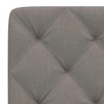 vidaXL Pernă pentru tăblie de pat, gri taupe, 140 cm, material textil vidaXL Pernă pentru tăblie de pat, gri taupe, 140 cm, material textil
