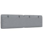 vidaXL Pernă tăblie de pat, gri deschis, 180 cm, material textil