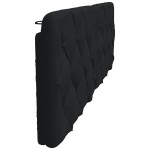 vidaXL Pernă pentru tăblie de pat, negru, 180 cm, material textil vidaXL Pernă pentru tăblie de pat, negru, 180 cm, material textil