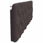 vidaXL Pernă pentru tăblie de pat maro închis, 180 cm, material textil