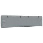 vidaXL Pernă tăblie de pat, gri deschis, 200 cm, material textil