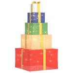 vidaXL Cutie cadou pentru decorațiuni de Crăciun 250 LED-uri alb cald vidaXL Cutie cadou pentru decorațiuni de Crăciun 250 LED-uri alb cald