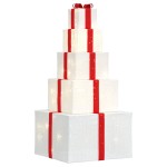 vidaXL Cutie cadou pentru decorațiuni de Crăciun 250 LED-uri alb cald vidaXL Cutie cadou pentru decorațiuni de Crăciun 250 LED-uri alb cald
