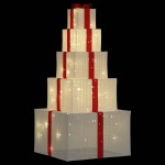 vidaXL Cutie cadou pentru decorațiuni de Crăciun 250 LED-uri alb cald vidaXL Cutie cadou pentru decorațiuni de Crăciun 250 LED-uri alb cald