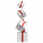 vidaXL Cutie cadou pentru decorațiuni de Crăciun 80 LED-uri alb cald vidaXL Cutie cadou pentru decorațiuni de Crăciun 80 LED-uri alb cald