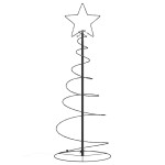 vidaXL Pom de Crăciun LED 80 LED-uri Alb Cald 120 cm