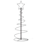 vidaXL Pom de Crăciun LED 80 LED-uri Alb Cald 120 cm