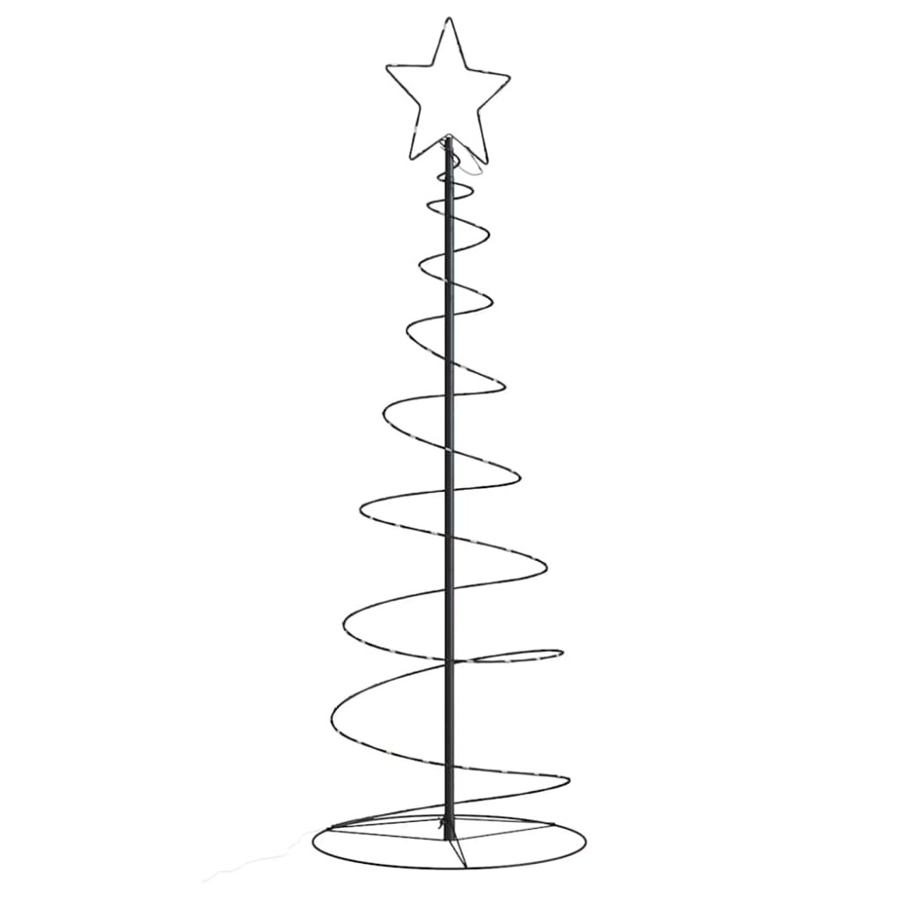 vidaXL Pom de Crăciun LED 100 LED-uri Alb Cald 150 cm