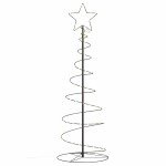 vidaXL Pom de Crăciun LED 100 LED-uri Alb Cald 150 cm vidaXL Pom de Crăciun LED 100 LED-uri Alb Cald 150 cm