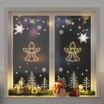 vidaXL Lumini de Crăciun Siluetă înger 2 buc 50 LED-uri alb cald vidaXL Lumini de Crăciun Siluetă înger 2 buc 50 LED-uri alb cald
