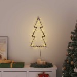 vidaXL Lumini de Crăciun Siluetă Pom Crăciun 80 LED-uri Alb Cald vidaXL Lumini de Crăciun Siluetă Pom Crăciun 80 LED-uri Alb Cald