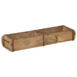 vidaXL Tăvi, 4 buc., 60,5x15x9 cm, lemn masiv reciclat