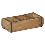 vidaXL Tavă, 30x14x9 cm, lemn masiv reciclat vidaXL Tavă, 30x14x9 cm, lemn masiv reciclat