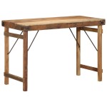 vidaXL Masă de dining Maro 110 x 55 x 76 cm Lemn masiv reciclat vidaXL Masă de dining Maro 110 x 55 x 76 cm Lemn masiv reciclat