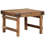 vidaXL Masă de cafea 55x60x40 cm din lemn masiv recuperat vidaXL Masă de cafea 55x60x40 cm din lemn masiv recuperat