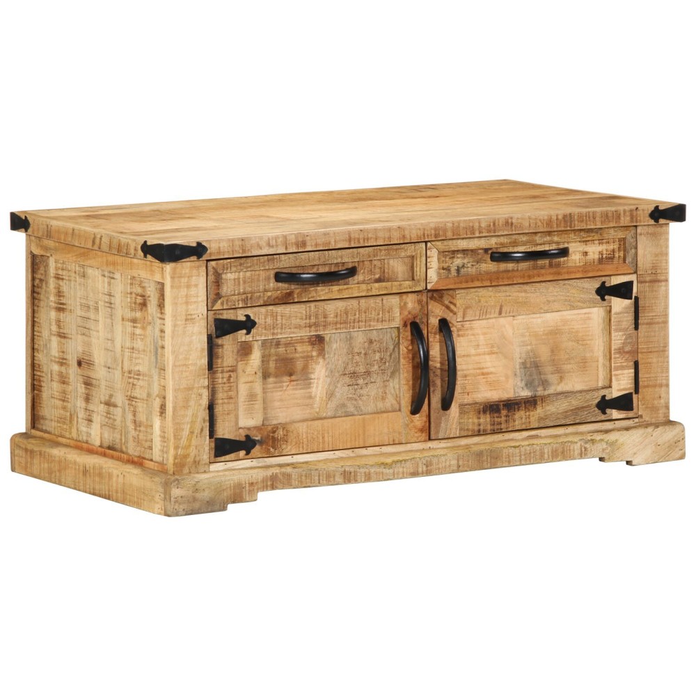 vidaXL Masă de cafea 90x50x40 cm Lemn masiv de mango