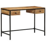 vidaXL Birou 105x50x75 cm Lemn masiv Mango vidaXL Birou 105x50x75 cm Lemn masiv Mango
