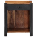 vidaXL Cabinet noptieră 40x35x50 cm Lemn masiv de acacia vidaXL Cabinet noptieră 40x35x50 cm Lemn masiv de acacia