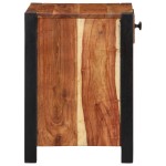 vidaXL Cabinet noptieră 40x35x50 cm Lemn masiv de acacia vidaXL Cabinet noptieră 40x35x50 cm Lemn masiv de acacia