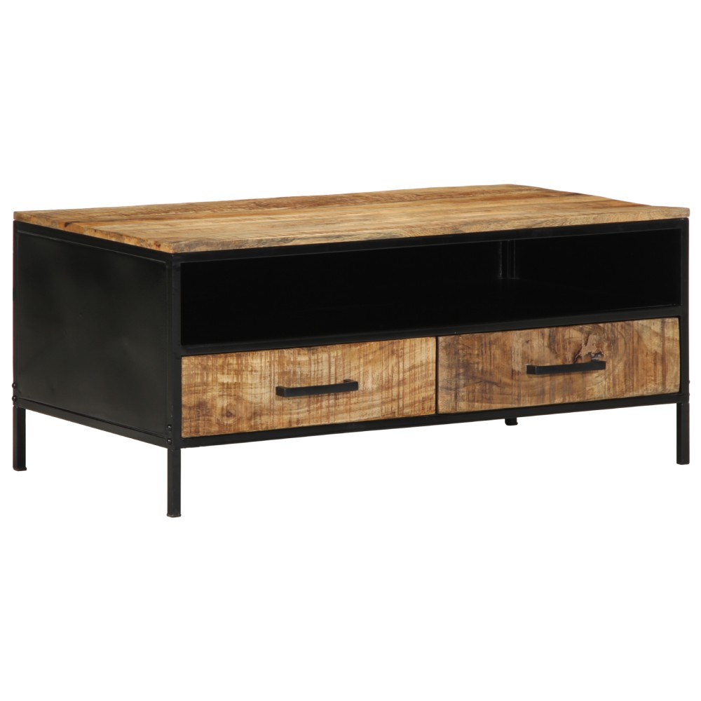 vidaXL Masă de cafea 90x50x40 cm Lemn masiv de mango