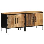 vidaXL Dulap de noapte Maro și negru 50 x 30 x 45 cm vidaXL Dulap de noapte Maro și negru 50 x 30 x 45 cm